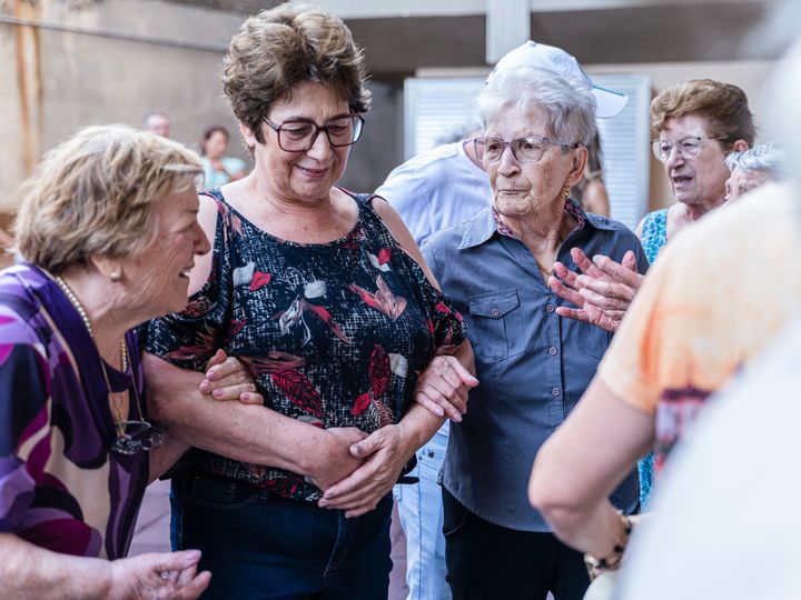 Older women sharing at a gathering